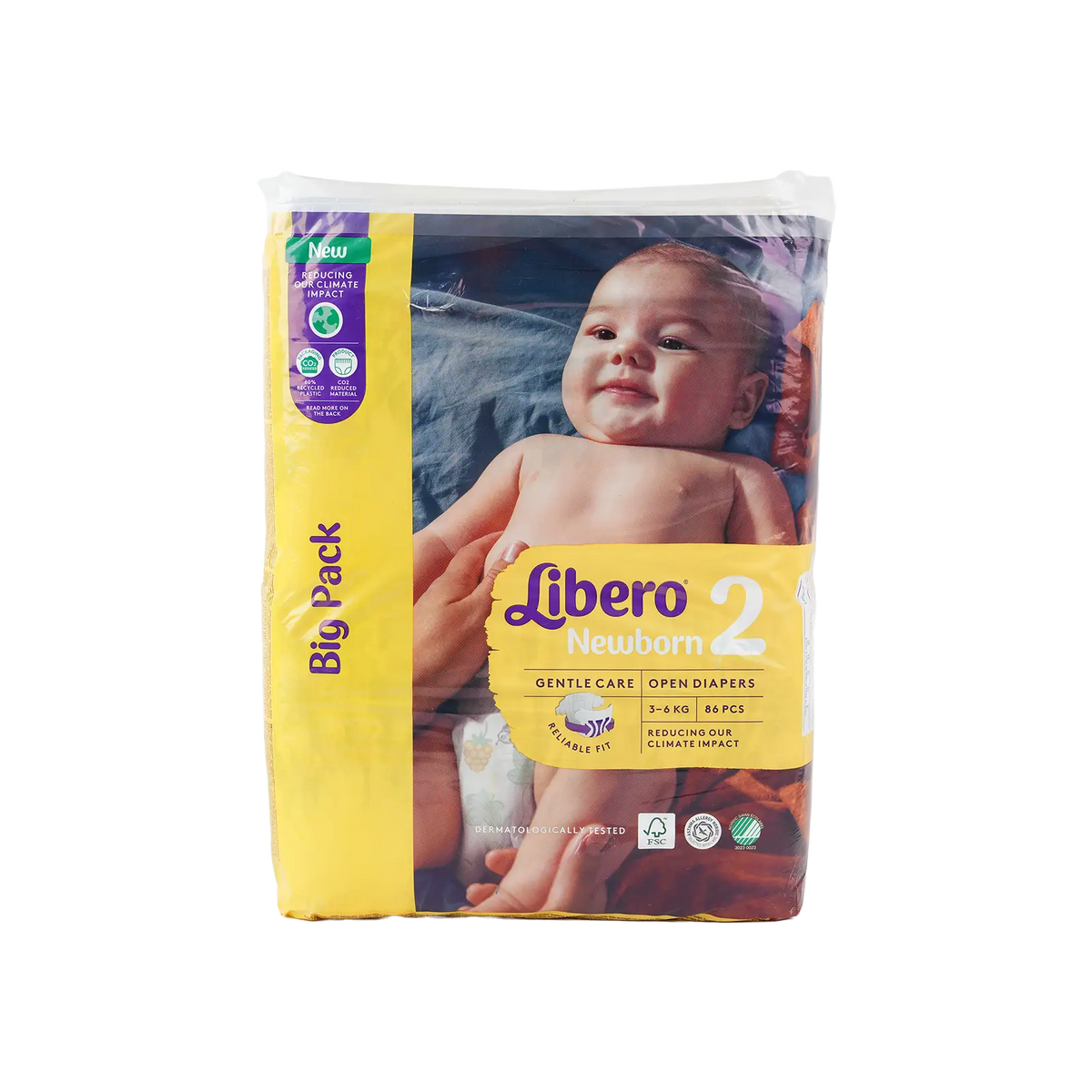 50927-Libero Newborn No.2 (3-6Kg) 86Pcs +1
