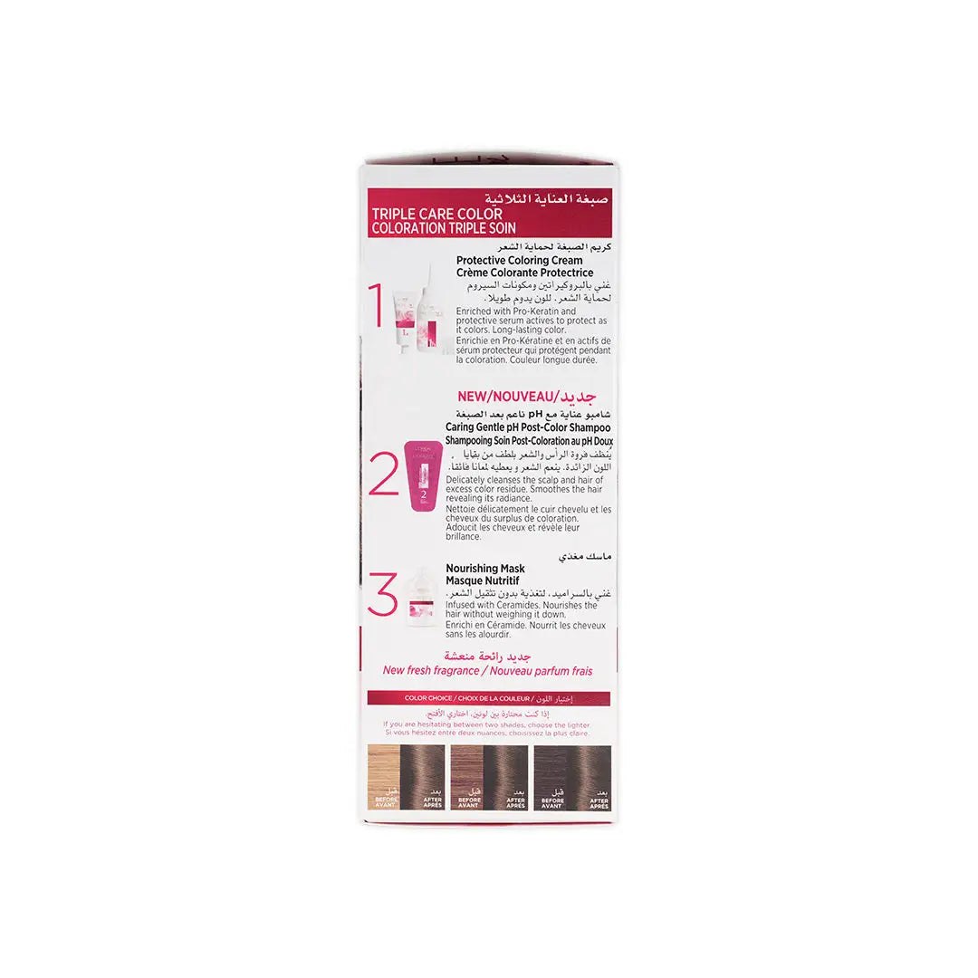 L_oreal Excellence Creme Triple Care Color- 5 Light Brown