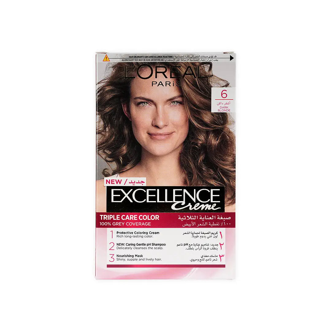 L'oreal Excellence Creme Triple Care Color- 6 Dark Blonde