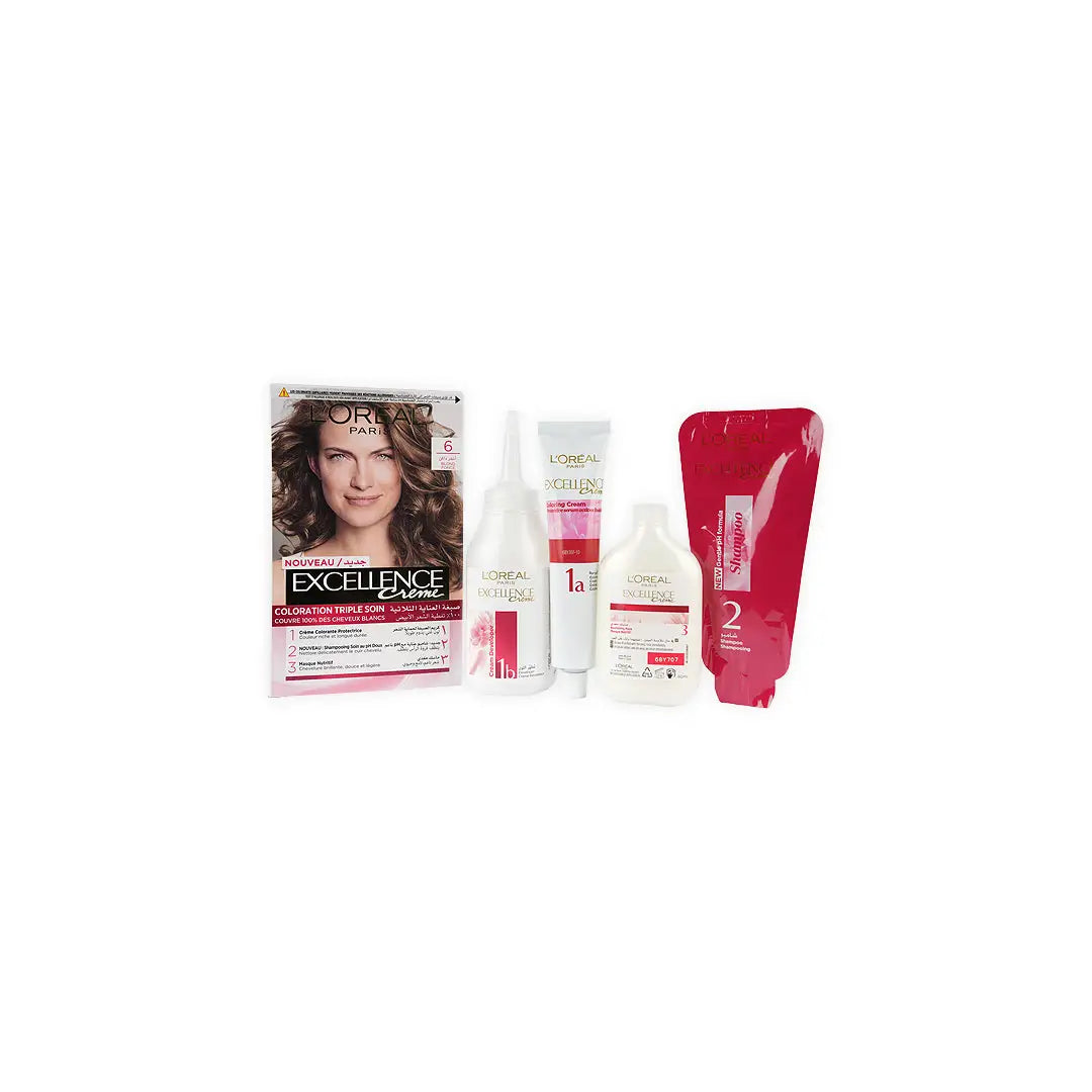 L'oreal Excellence Creme Triple Care Color- 6 Dark Blonde