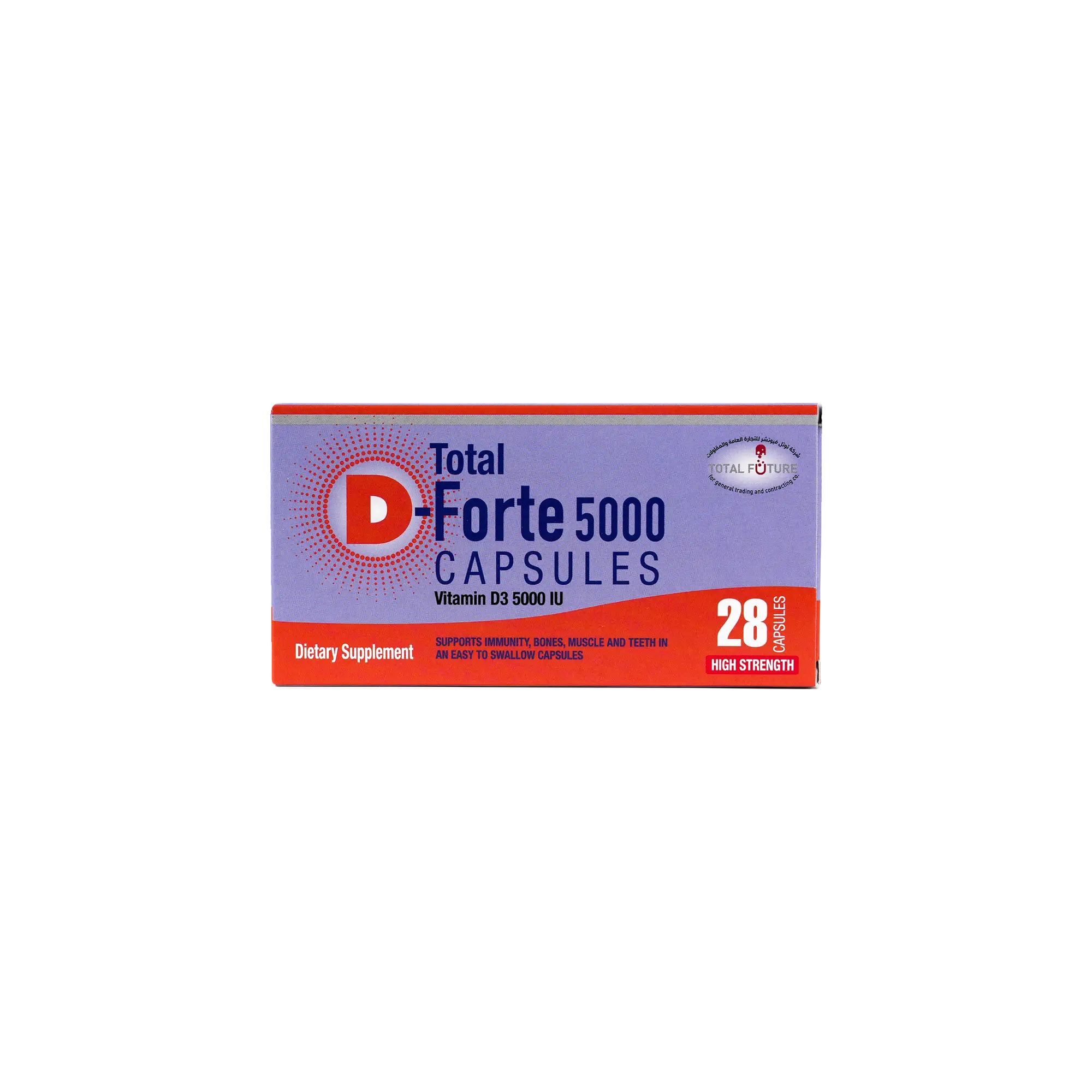 D-Forte Vitamin D3 5000IU 28 Capsules
