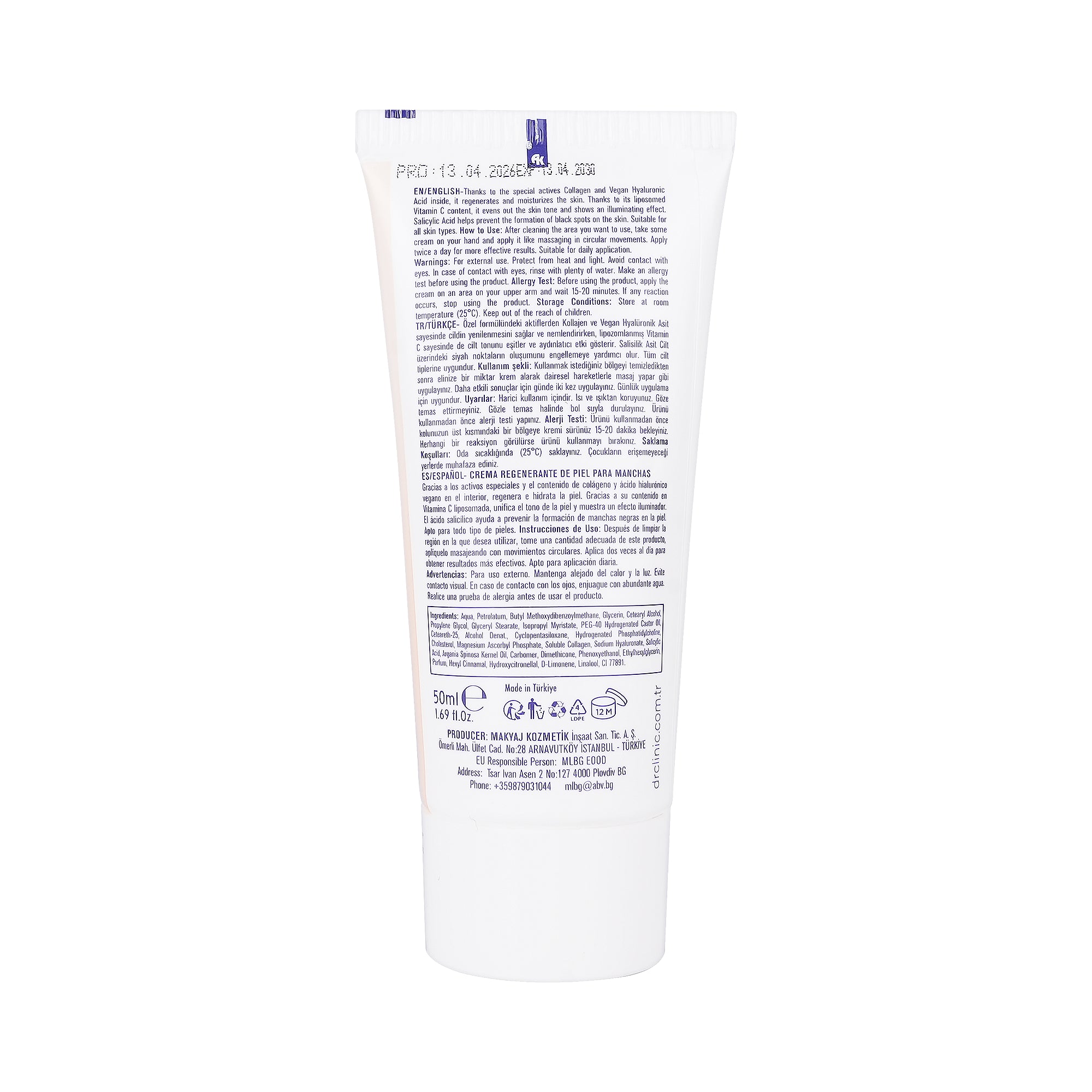 50956-Dr.Clinic Skin Regenerating Spot Cream 50Ml +6