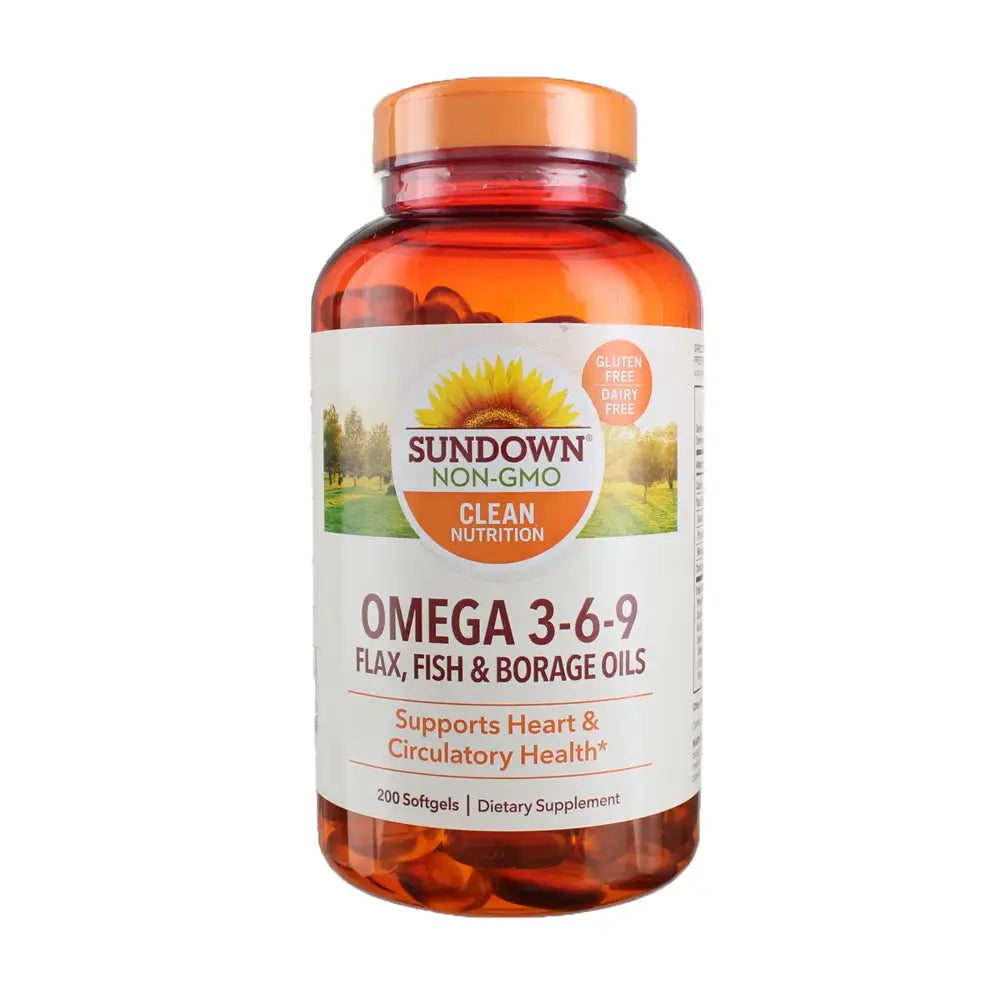 Sundown Omega 3-6-9 200 Softgels
