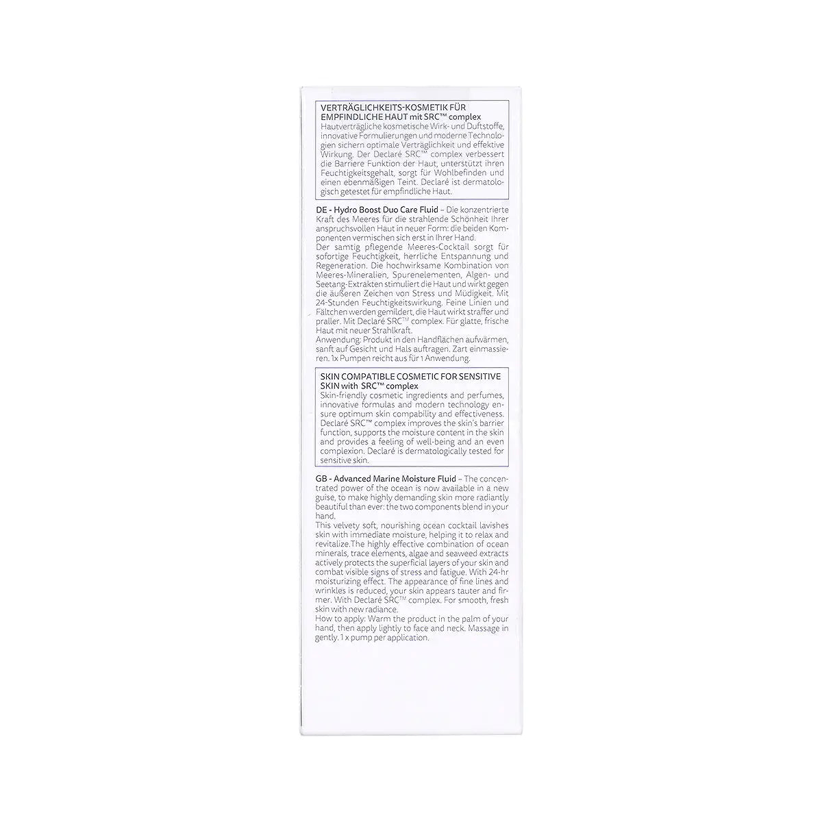 50974-Declare Hydro Boost Duo Care Fluid 40Ml +5