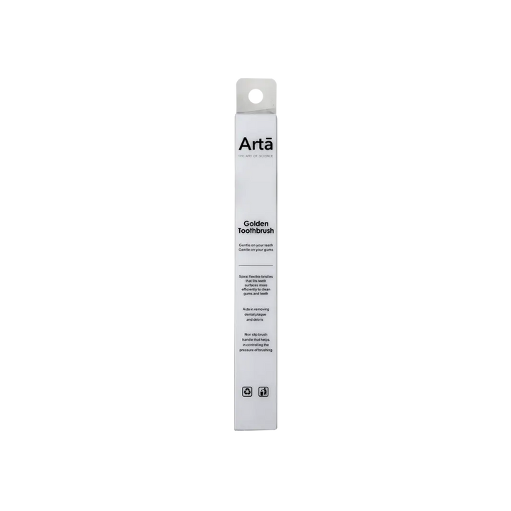 50980-Arta Toothbrush Golden Ultra Soft-Black +1