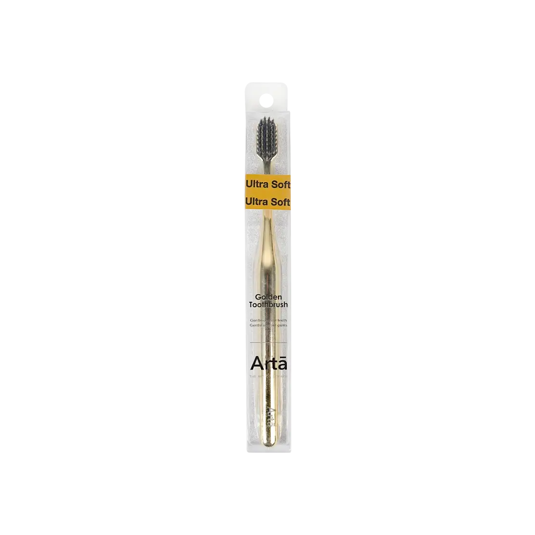 50980-Arta Toothbrush Golden Ultra Soft-Black