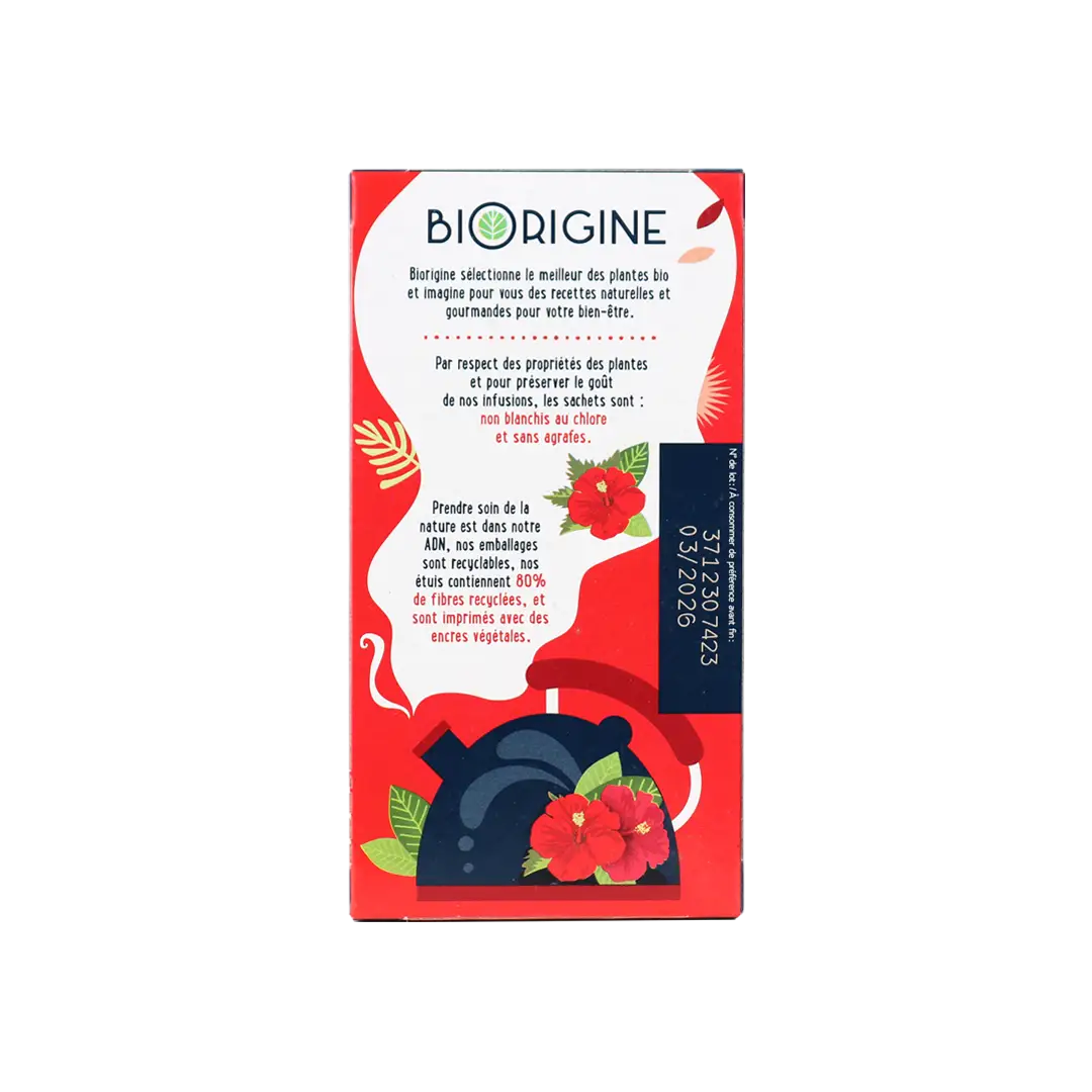 Biorigine Infusion Bio Brule Graisse 20 Sachets