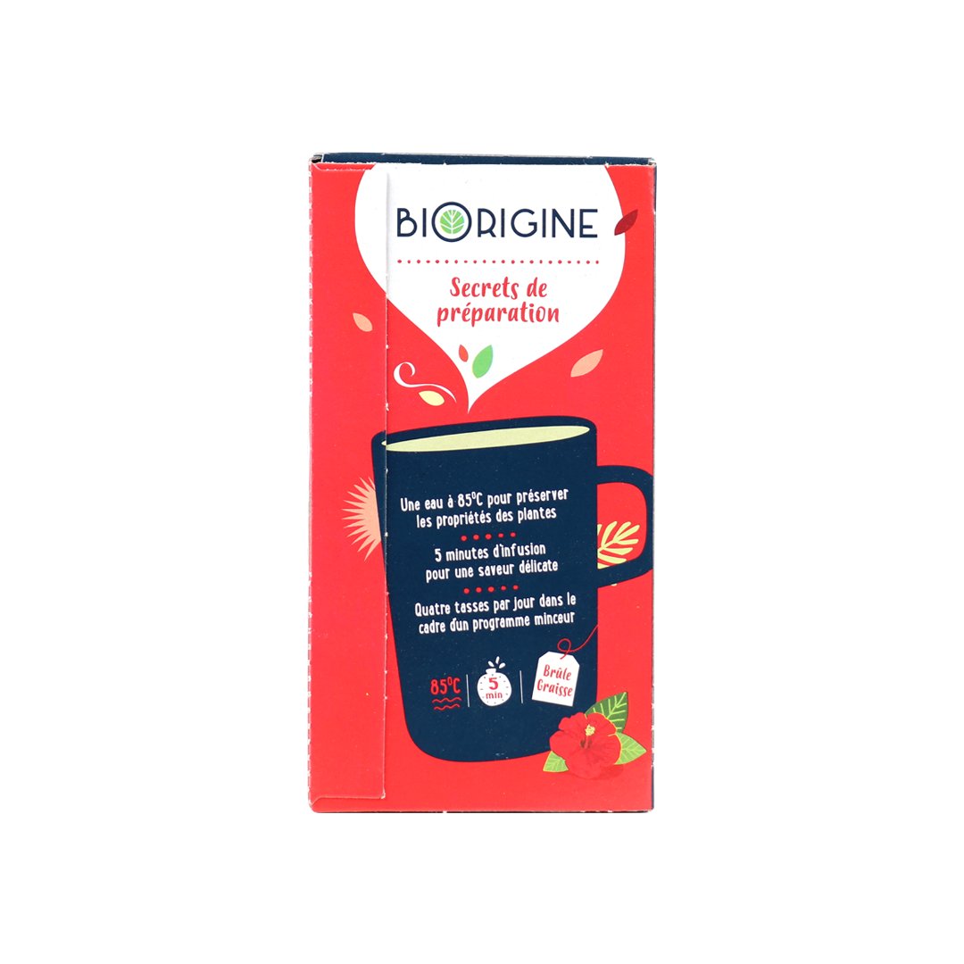 Biorigine Infusion Bio Brule Graisse 20 Sachets