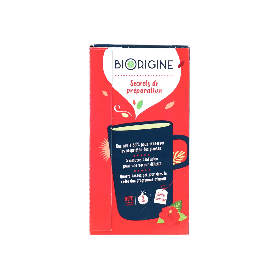 Biorigine Infusion Bio Brule Graisse 20 Sachets