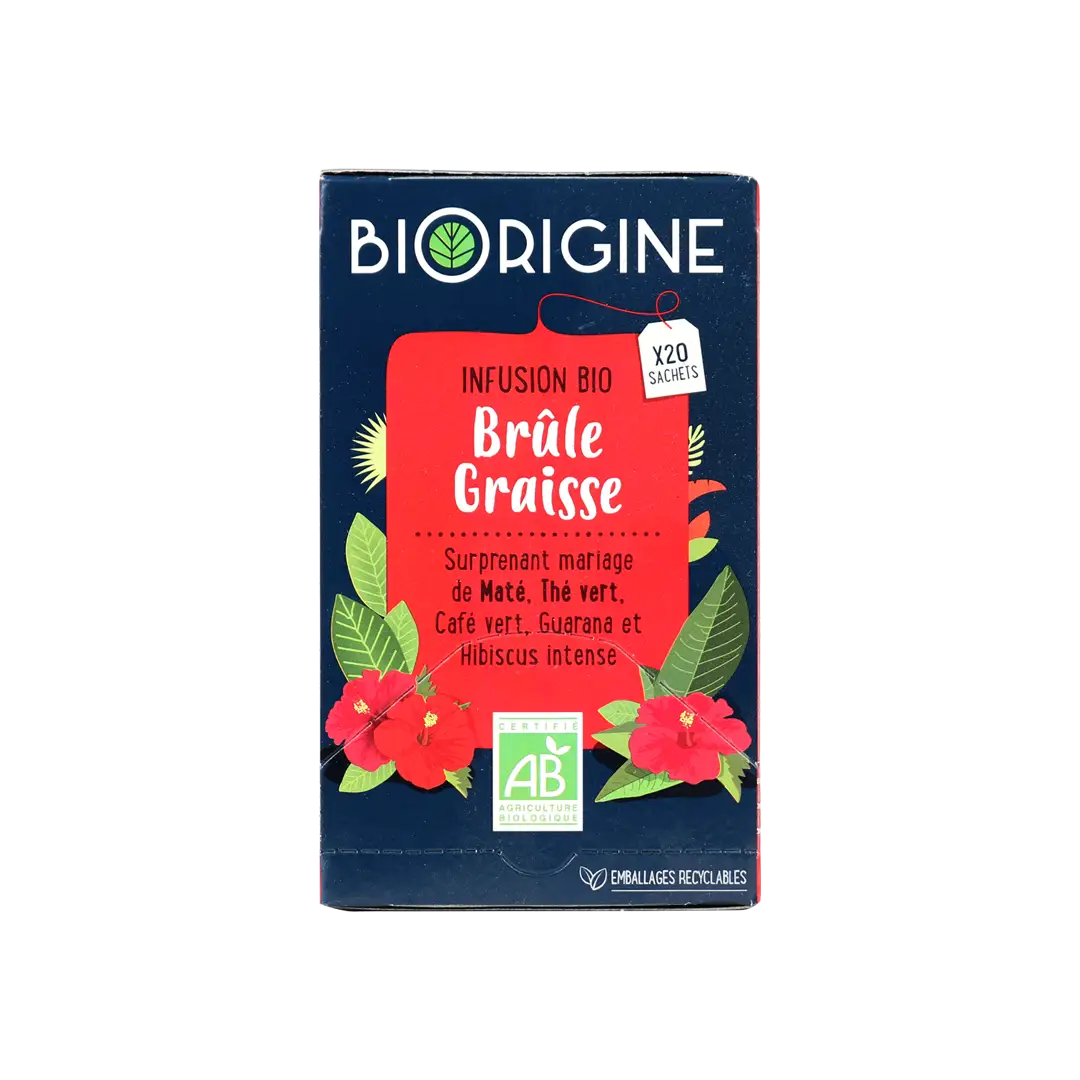 Biorigine Infusion Bio Brule Graisse 20 Sachets