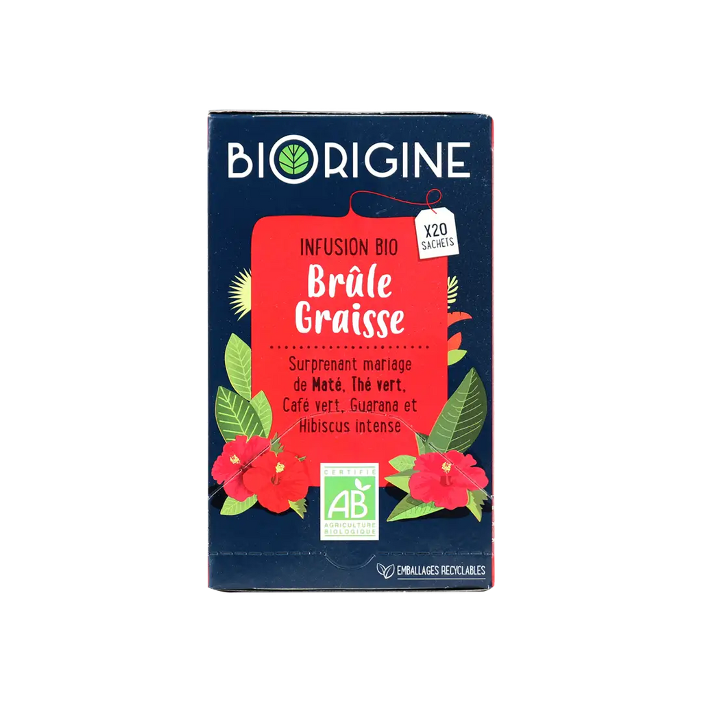 Biorigine Infusion Bio Brule Graisse 20 Sachets