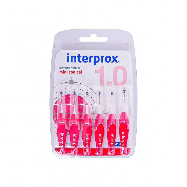50990-Dentaid Interprox Brush Red 1.0m Mini Conical