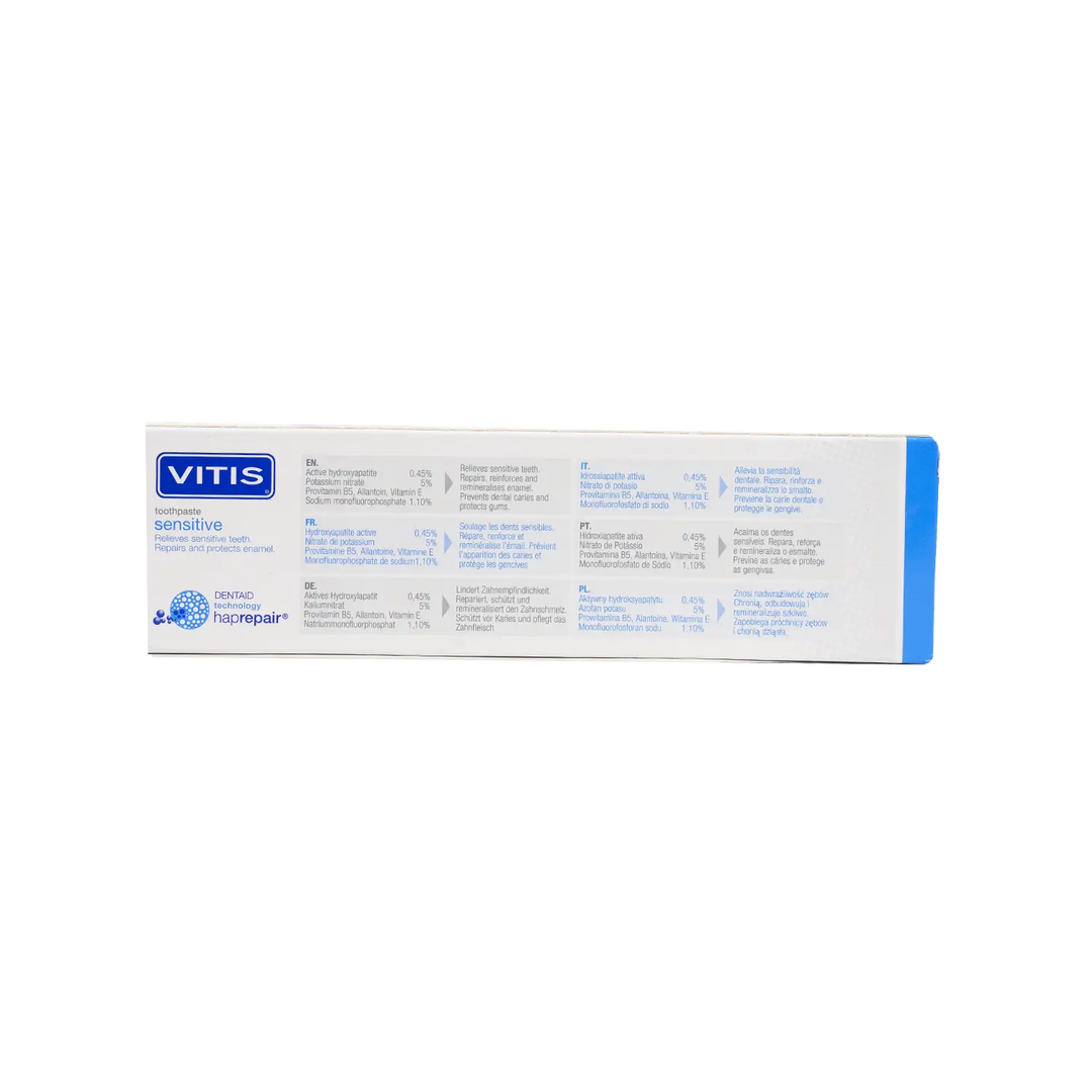 50993-Vitis Sensitive Toothpaste 100Ml +3
