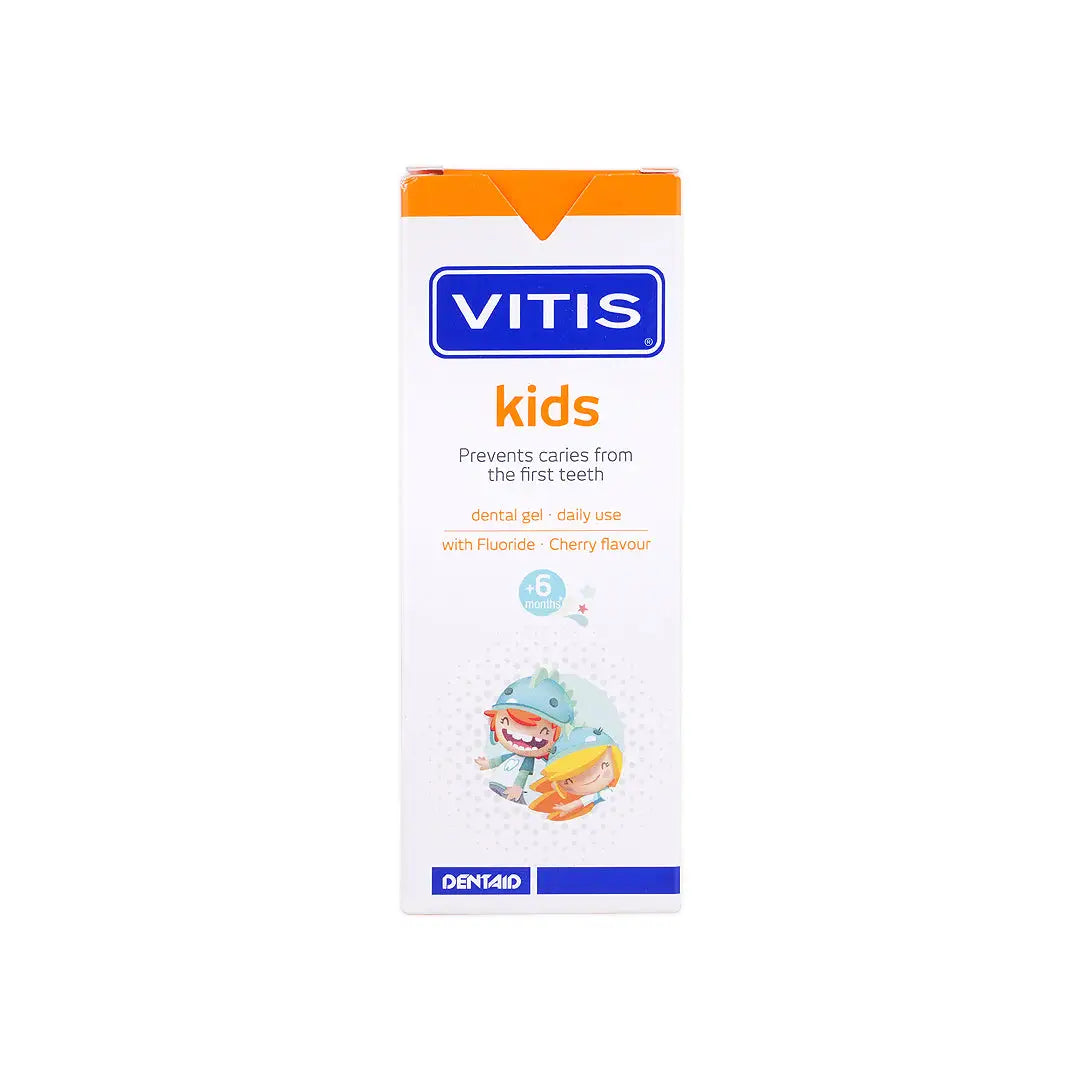 Vitis Kids Dental Gel - Cherry 50ML +2