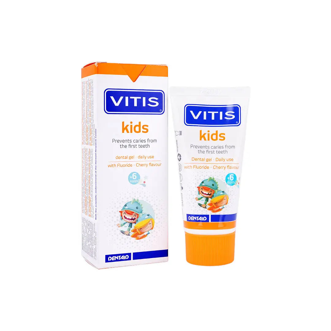 Vitis Kids Dental Gel - Cherry 50ML +1