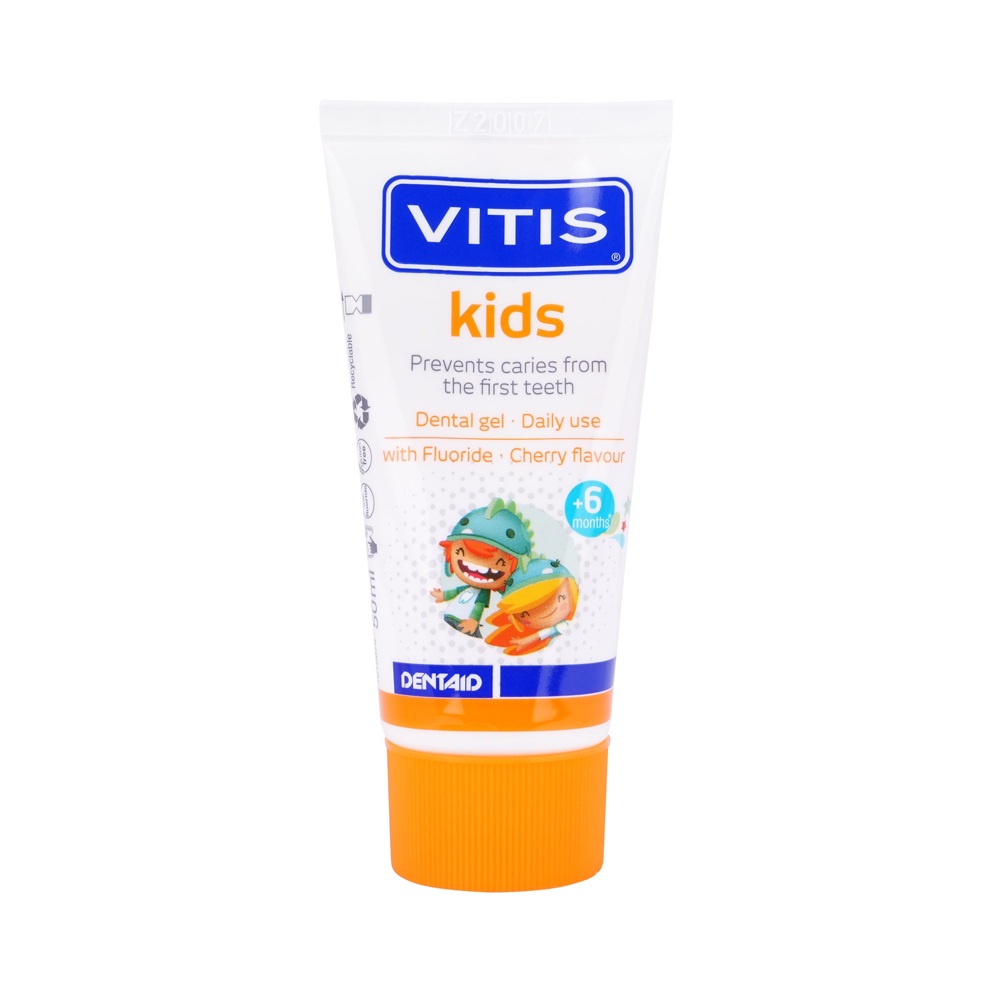 50995-Vitis Kids Dental Gel - Cherry 50ML +6