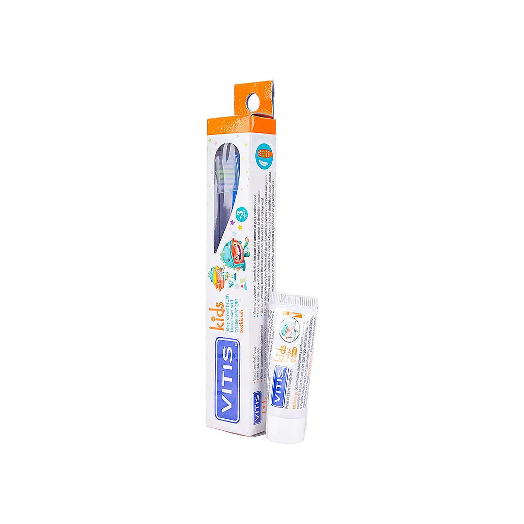 Vitis Kids Toothbrush + Dental Gel 8Ml +4