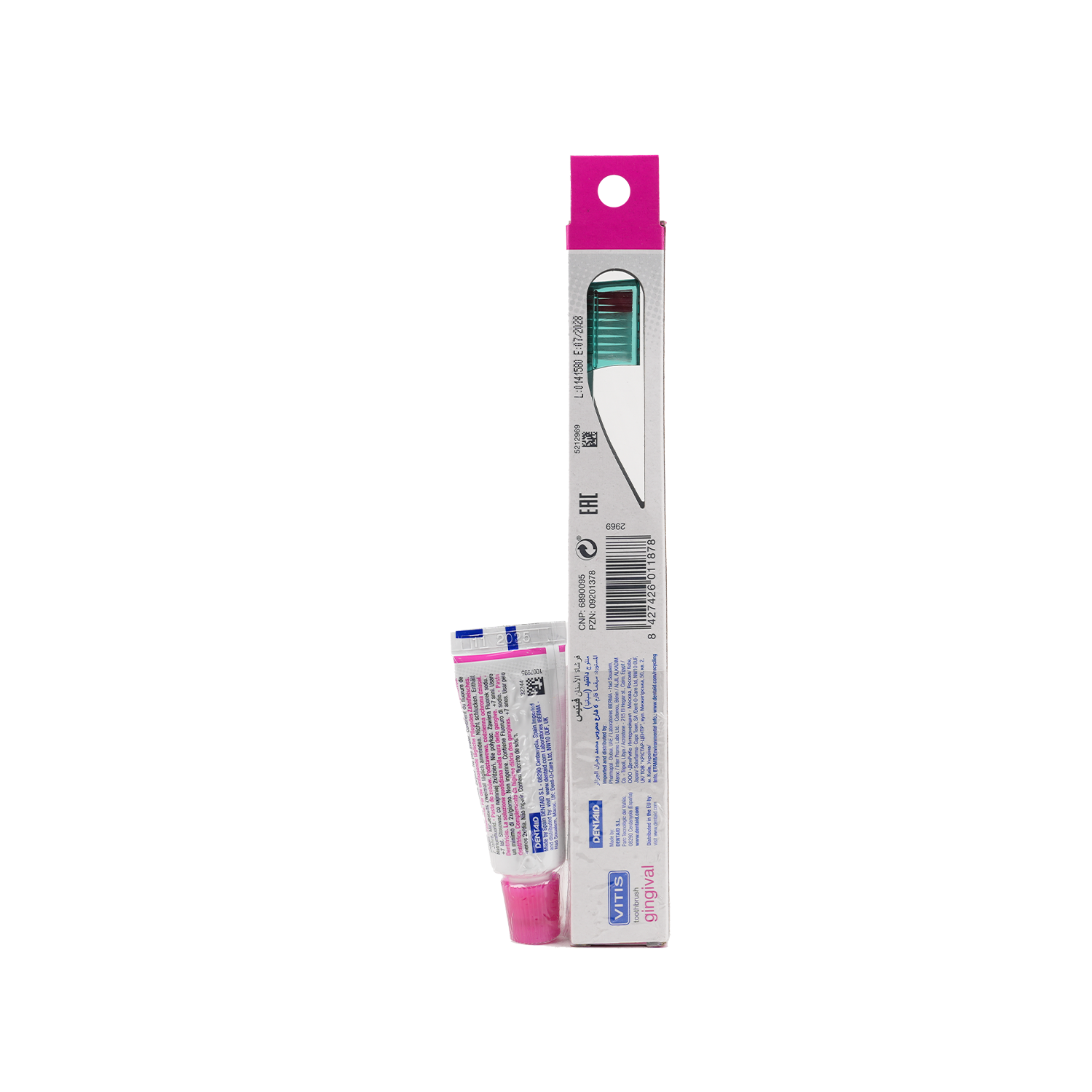 Vitis Gingival Toothbrush + Toothpaste 15Ml