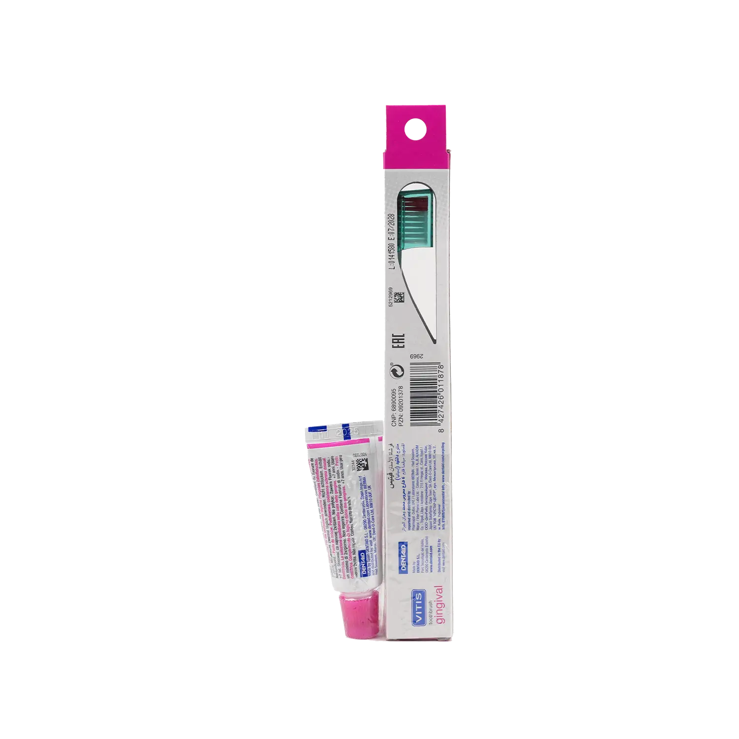 Vitis Gingival Toothbrush + Toothpaste 15Ml