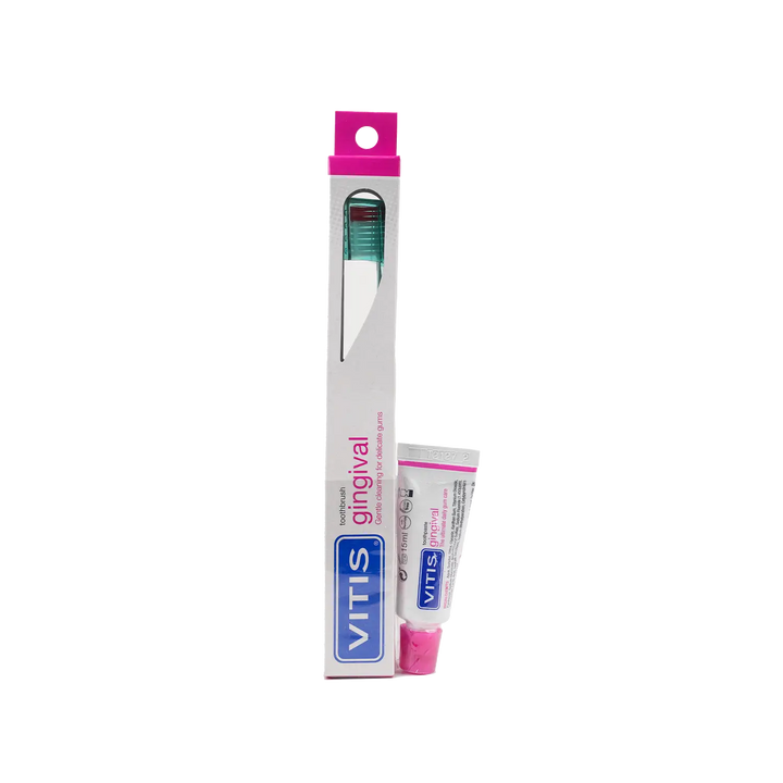 50997-Vitis Gingival Toothbrush + Toothpaste 15Ml