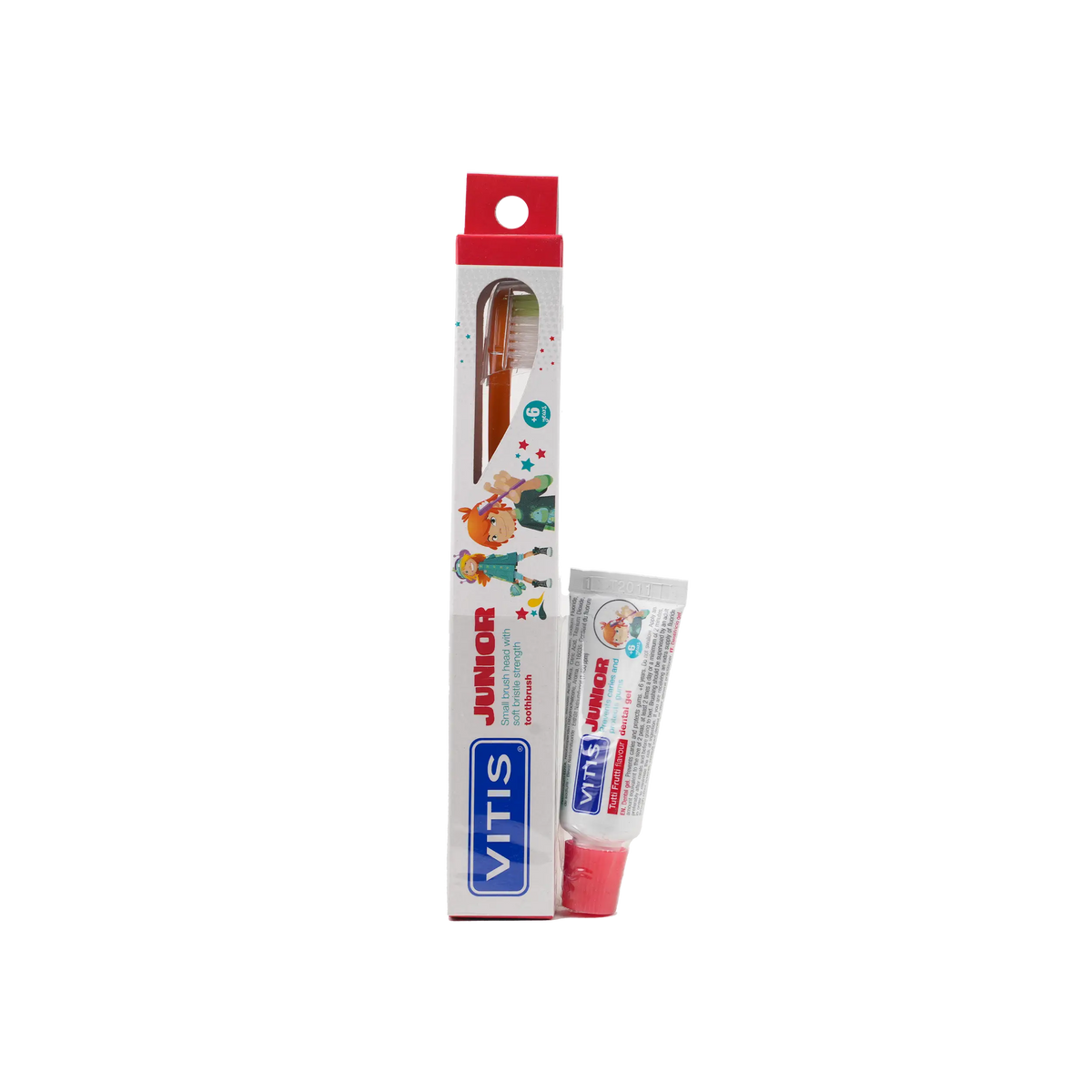 50998-Vitis Junior Toothbrush + Dental Gel 15Ml