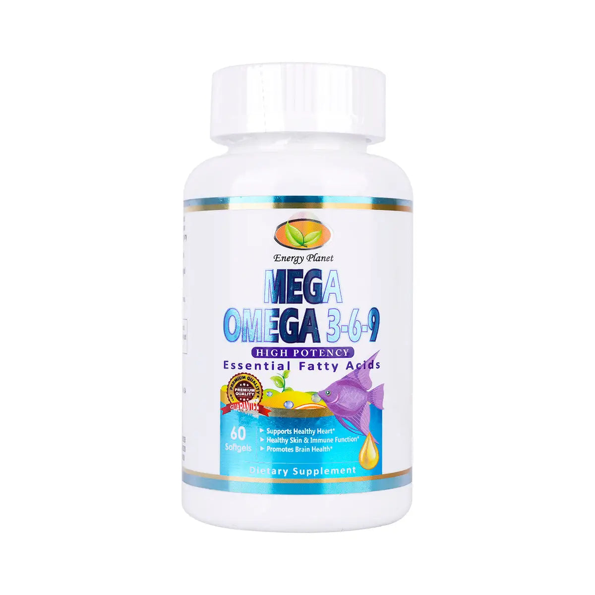 51009-Energy Planet Mega Omega 3-6-9  60 Softgels +1
