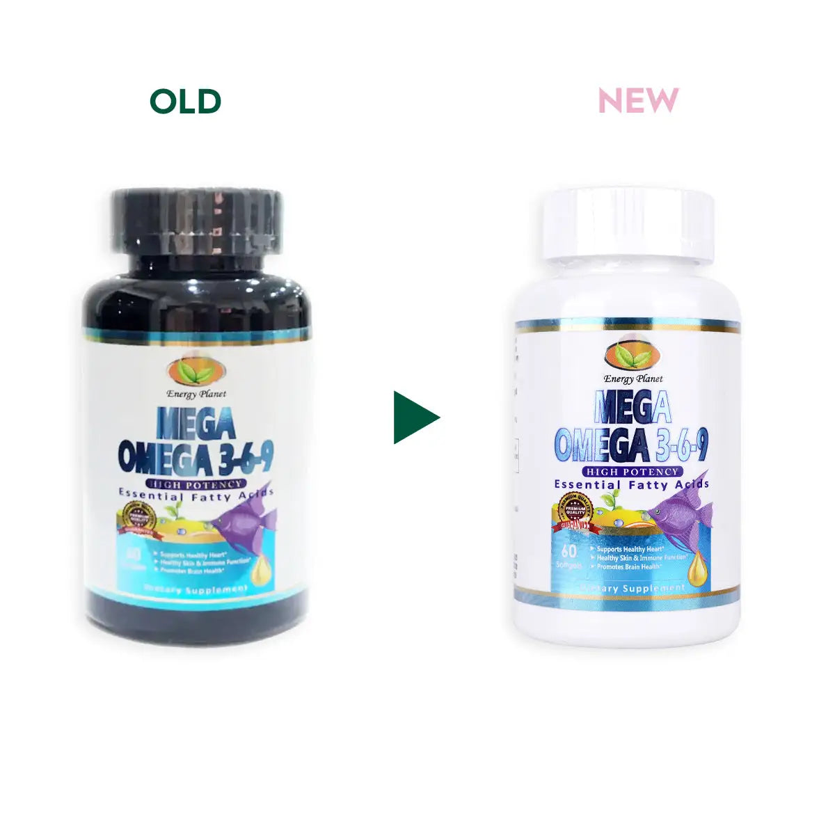 51009-Energy Planet Mega Omega 3-6-9  60 Softgels