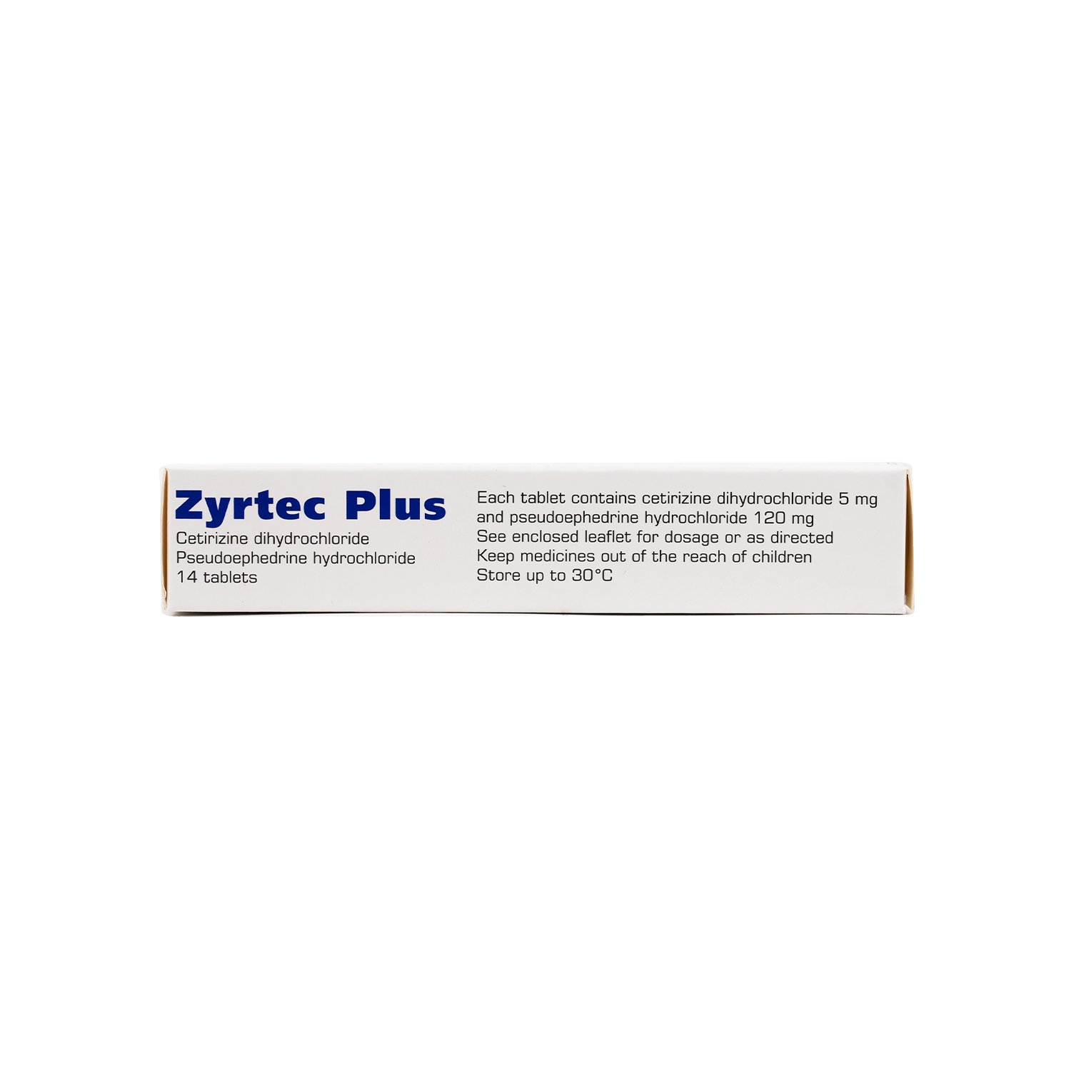 Zyrtec Plus 14 Tablets