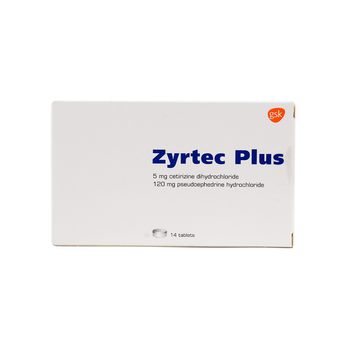 Zyrtec Plus 14 Tablets