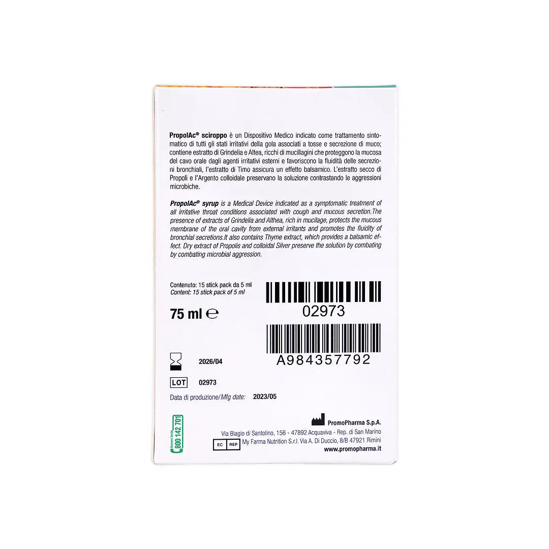 Propolac Syrup 15 Sticks 75Ml