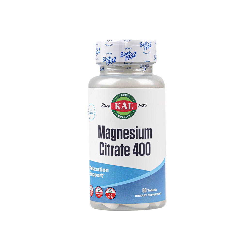 Kal Magnesium Citrate 400 60Tablets