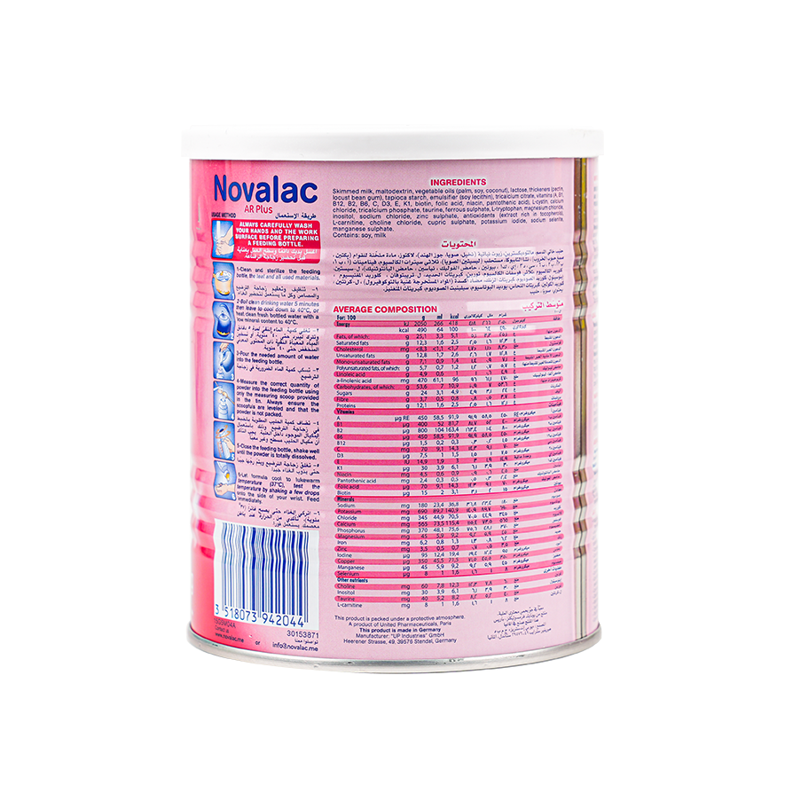 Novalac AR Plus MILK 400G