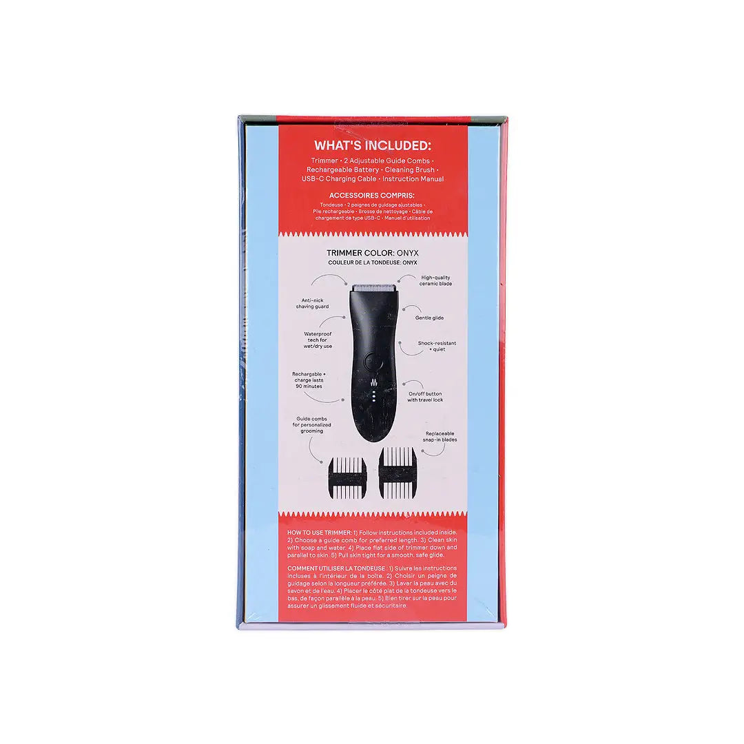51056-Meridian Body Hair Trimmer-Onyx +1