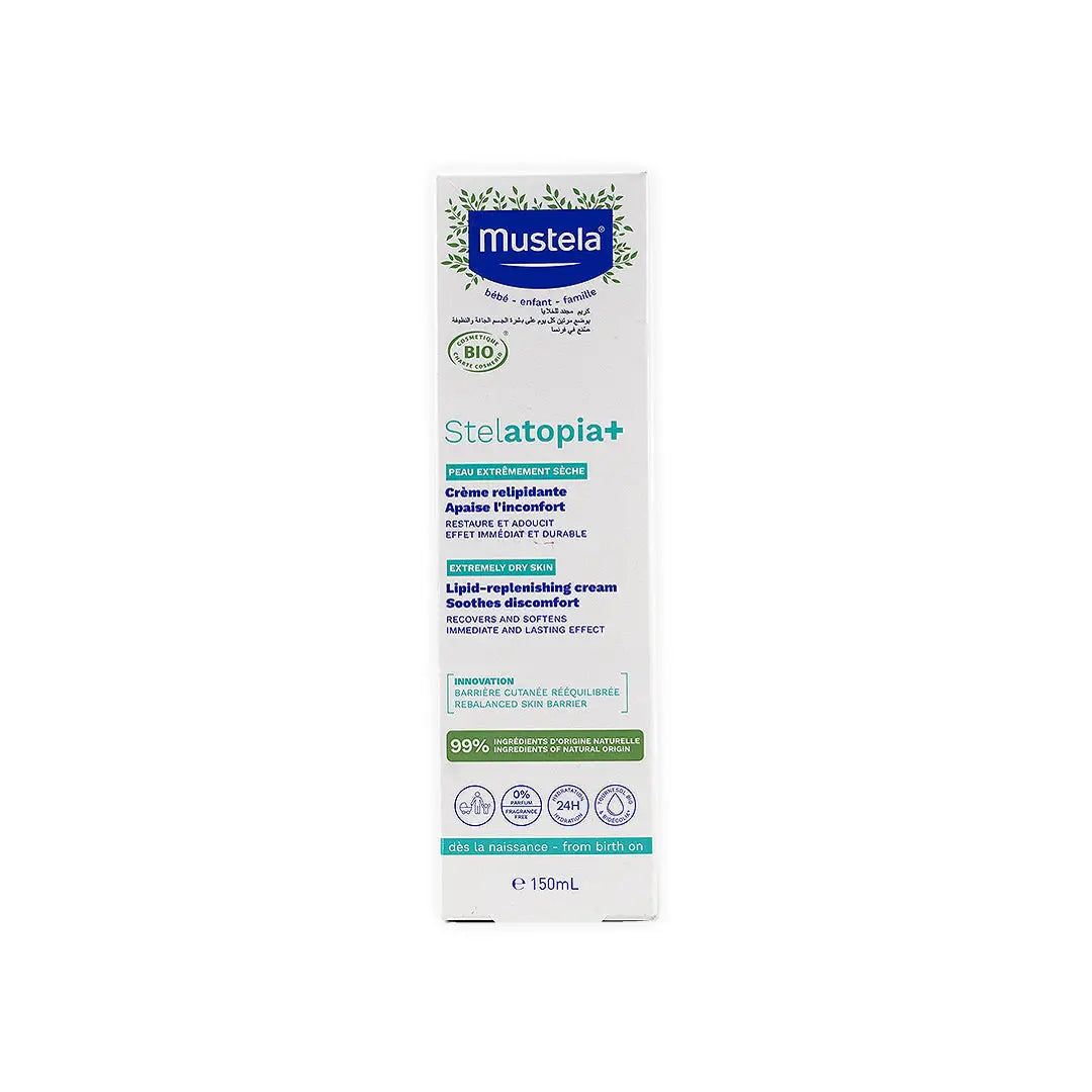51062-Mustela Bebe-Enfant Stelatopia+ Lipid-Replenishing Cr 150ml +1