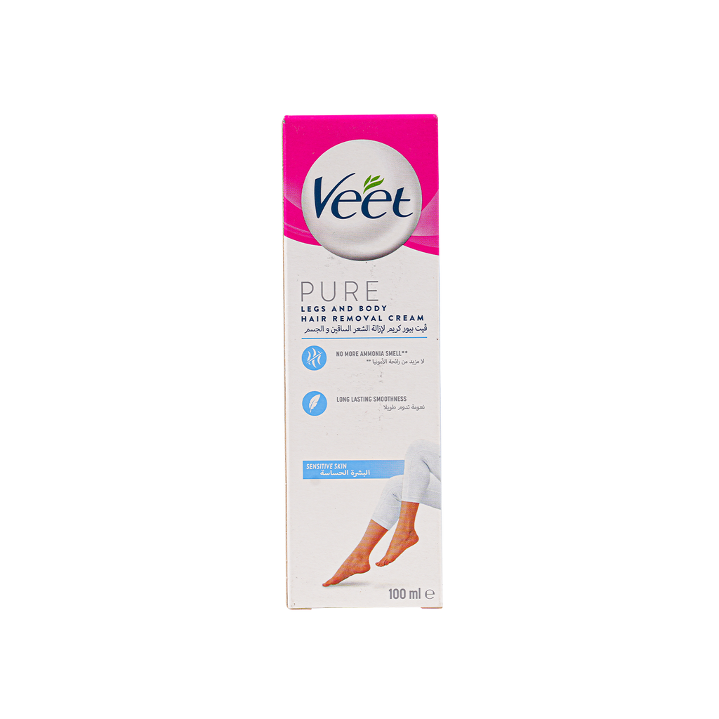 Veet Pure Legs & Body Hair And Removal Cream 100ML