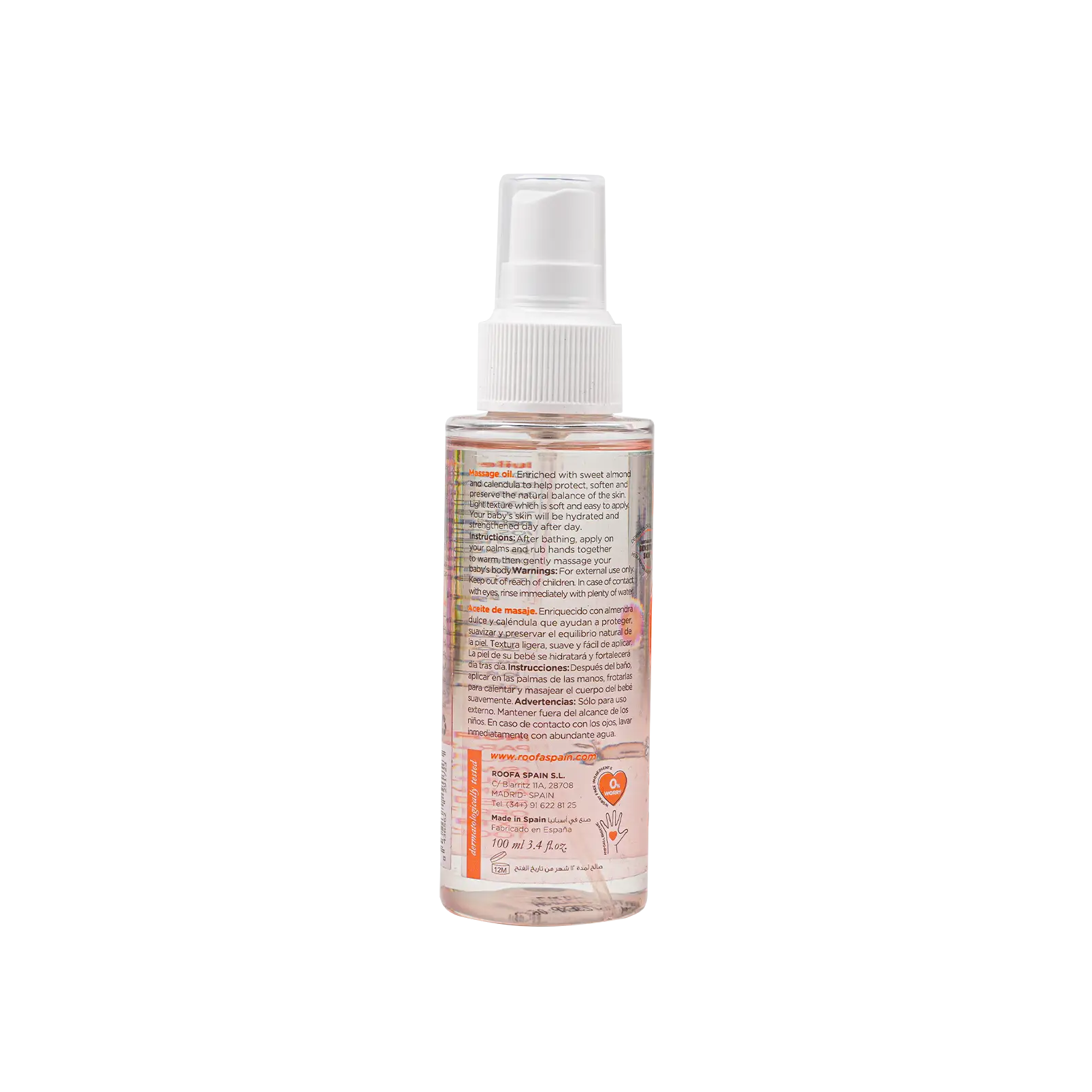 Roofa Mom & Baby Massage Oil 100ml