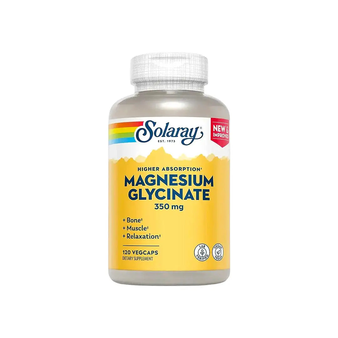 51084Solaray Magnesium Glycinate 350MG 120Veg Caps