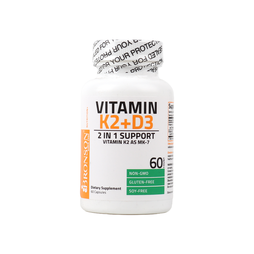 Bronson Vitamin k2+d3 60 Capsules