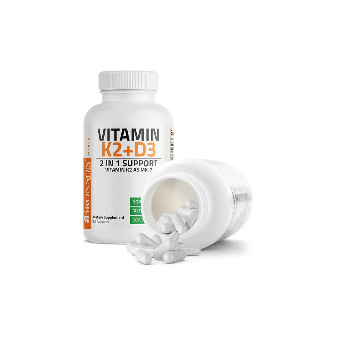 51085-Bronson Vitamin k2+d3 60 Capsules