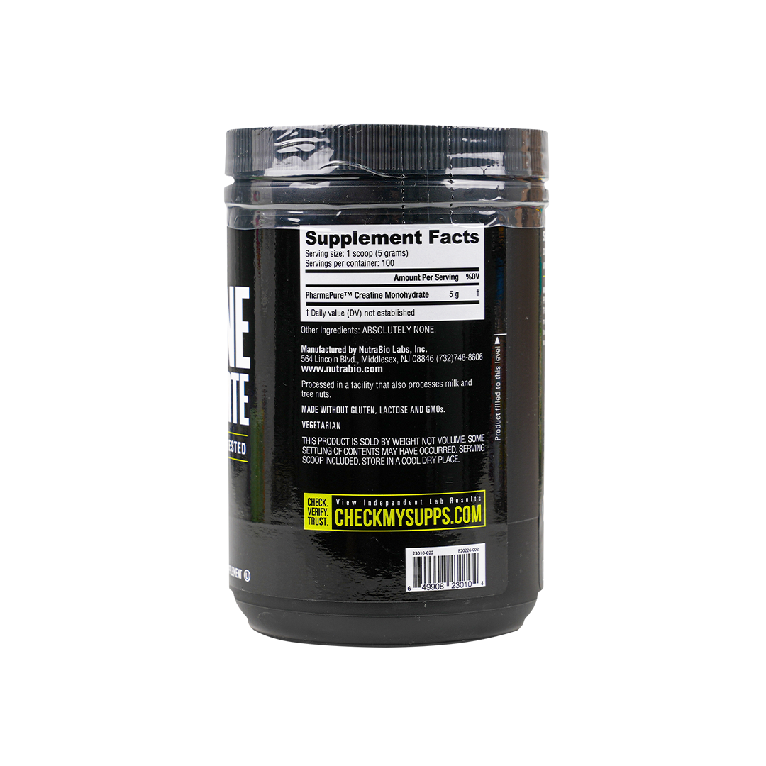 Nutrabio Creatine Monohydrate Powder 500G