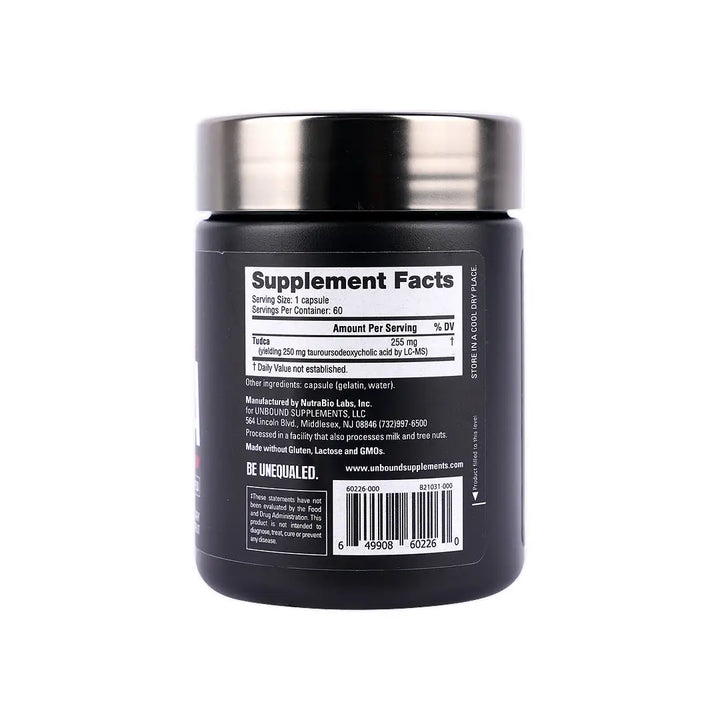 51091-Nutrabio Unbound Tudca 60 Capsules +2