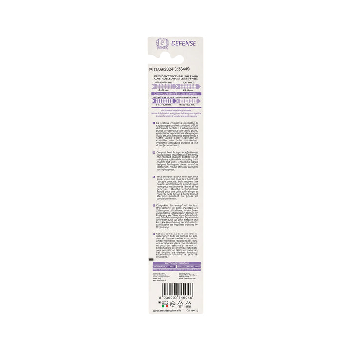 51095-President Defense Soft Toothbrush +3