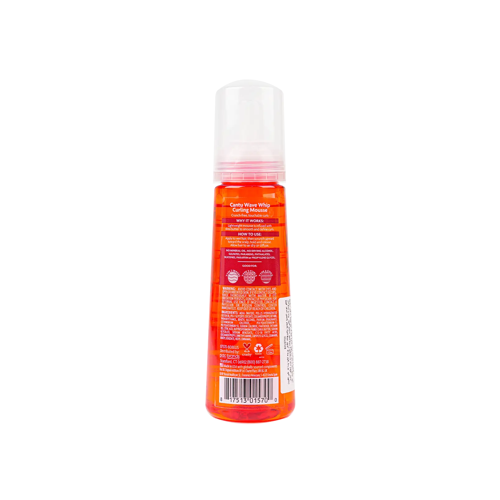 Cantu Wave Whip Curling Mousse 248ML