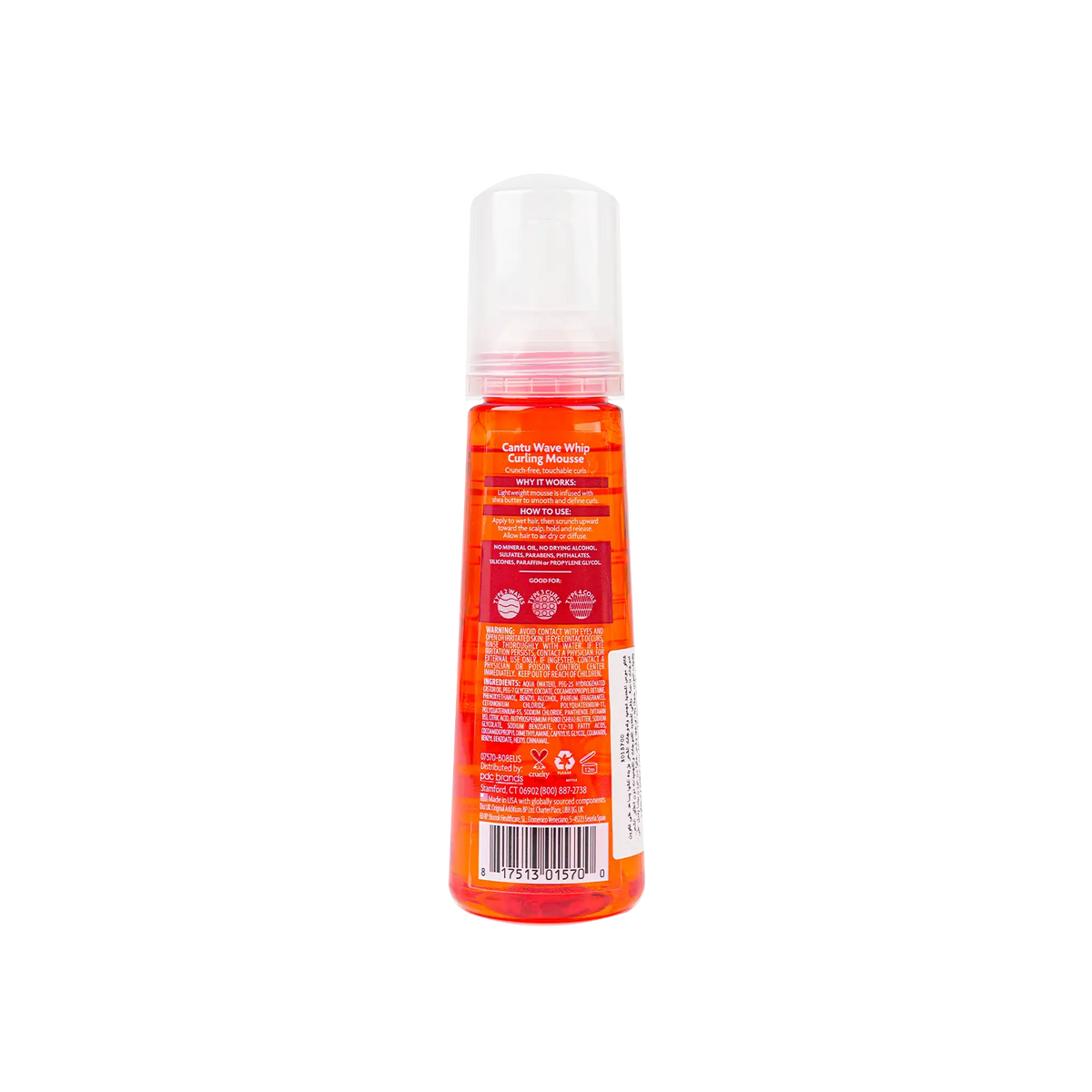51099-Cantu Wave Whip Curling Mousse 248ML +1