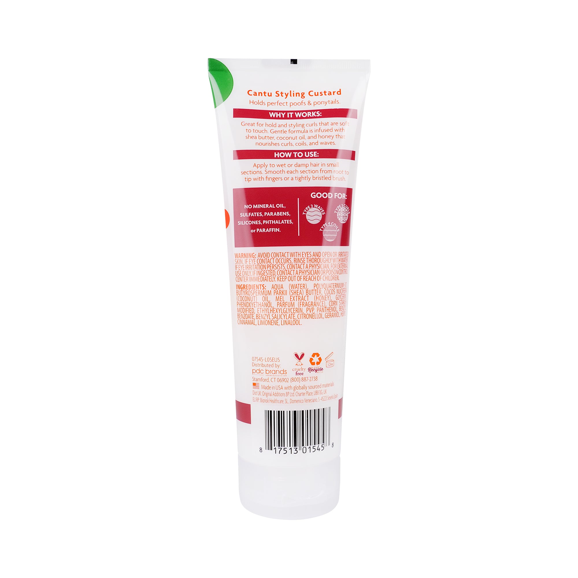 51107-Cantu For Kids Styling Custard 227G +2