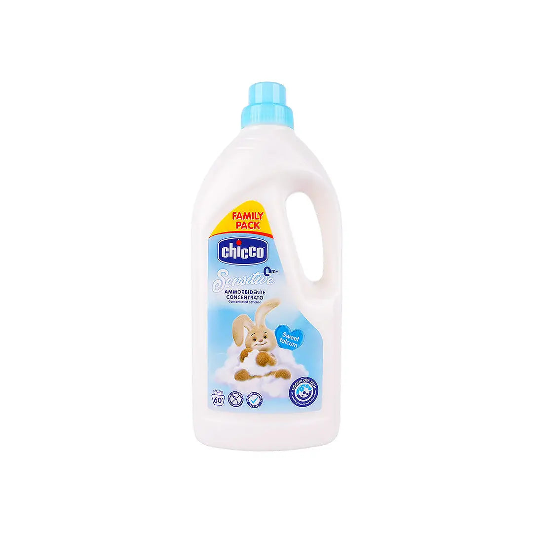 51120-Chicco Sensitive Softener Sweet Talcum 1.5LT (0M+)