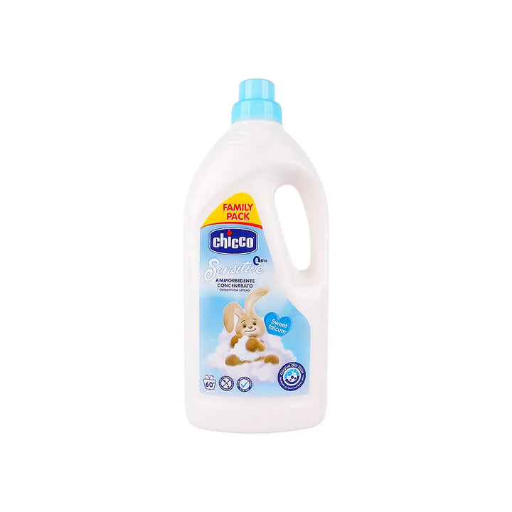 51120-Chicco Sensitive Softener Sweet Talcum 1.5LT (0M+)
