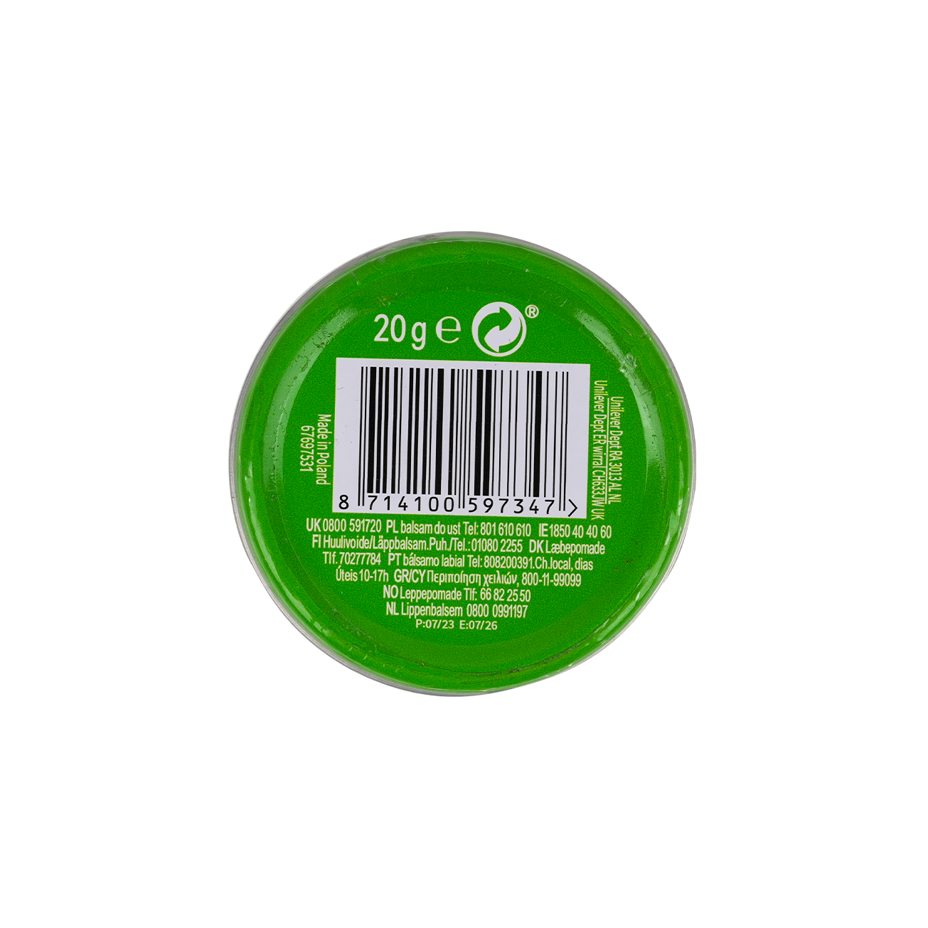 Vaseline Lip Therapy 20g - Aloe