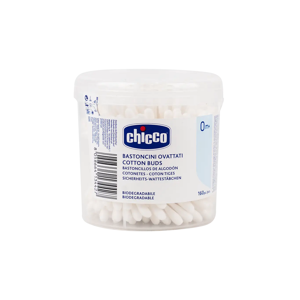 Chicco Cotton Buds (0M + ) 160Pcs-4427