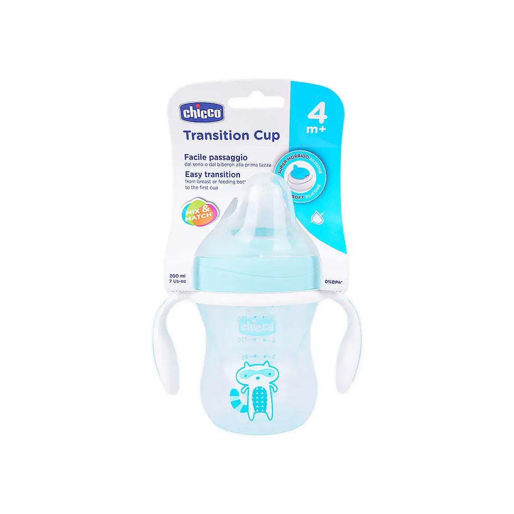 Chicco Transition Cup Boy 200ml(4m+)